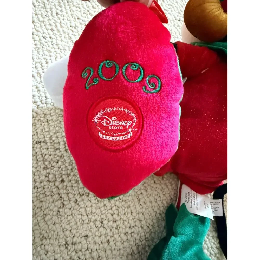 Disney Store 2009 Mickey Mouse Christmas Elf Plush 17